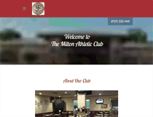 Tablet Screenshot of miltonclub.com